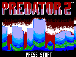 Predator 2 (USA, Europe) Title Screen